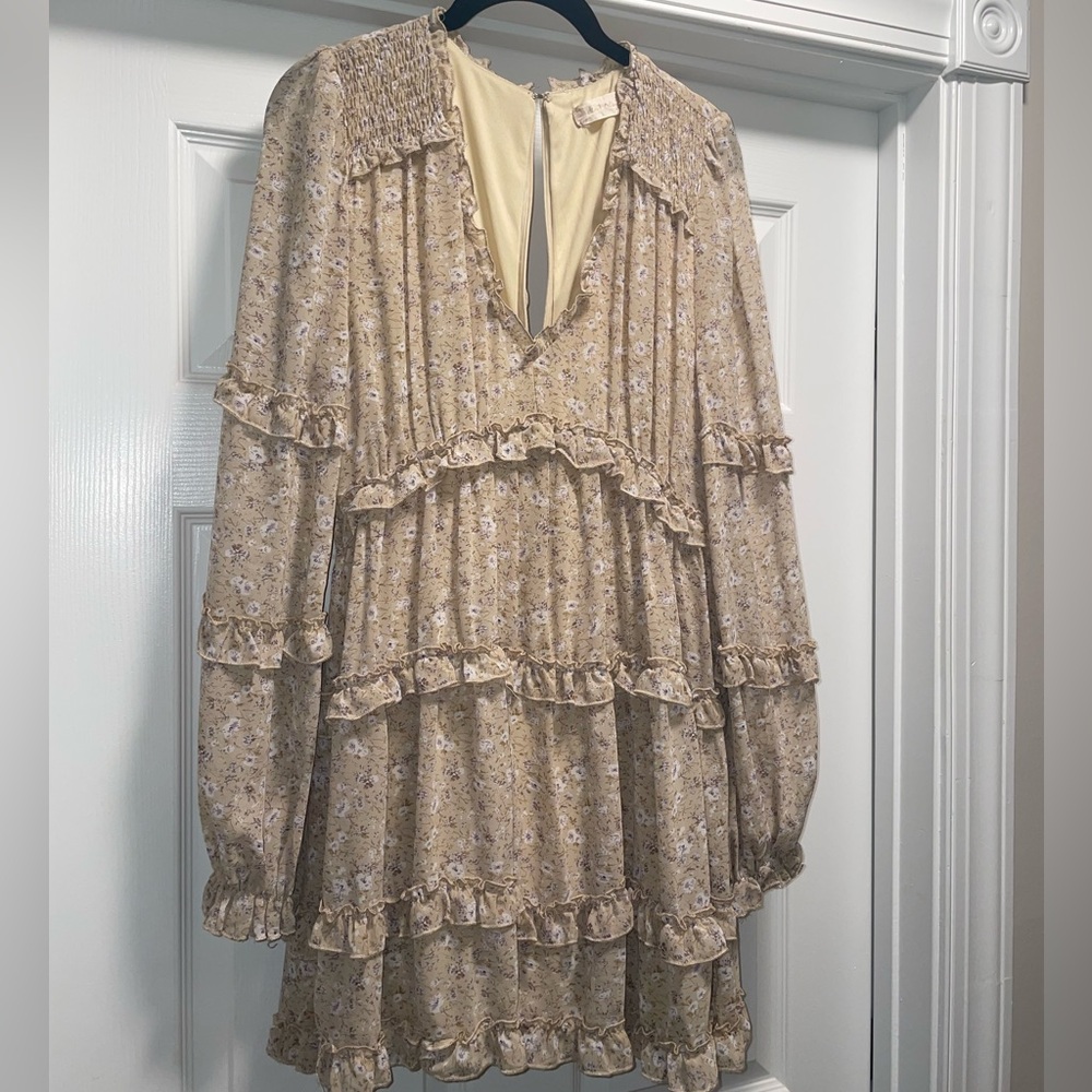 NWOT Altar’d State size Large Long Sleeved Mini Dress